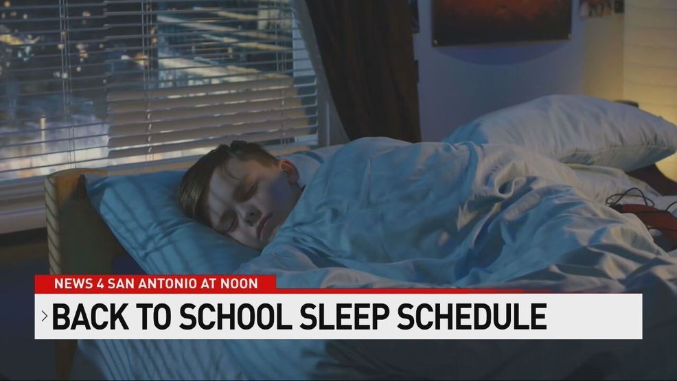 Expert offers sleep tips as students head back to school