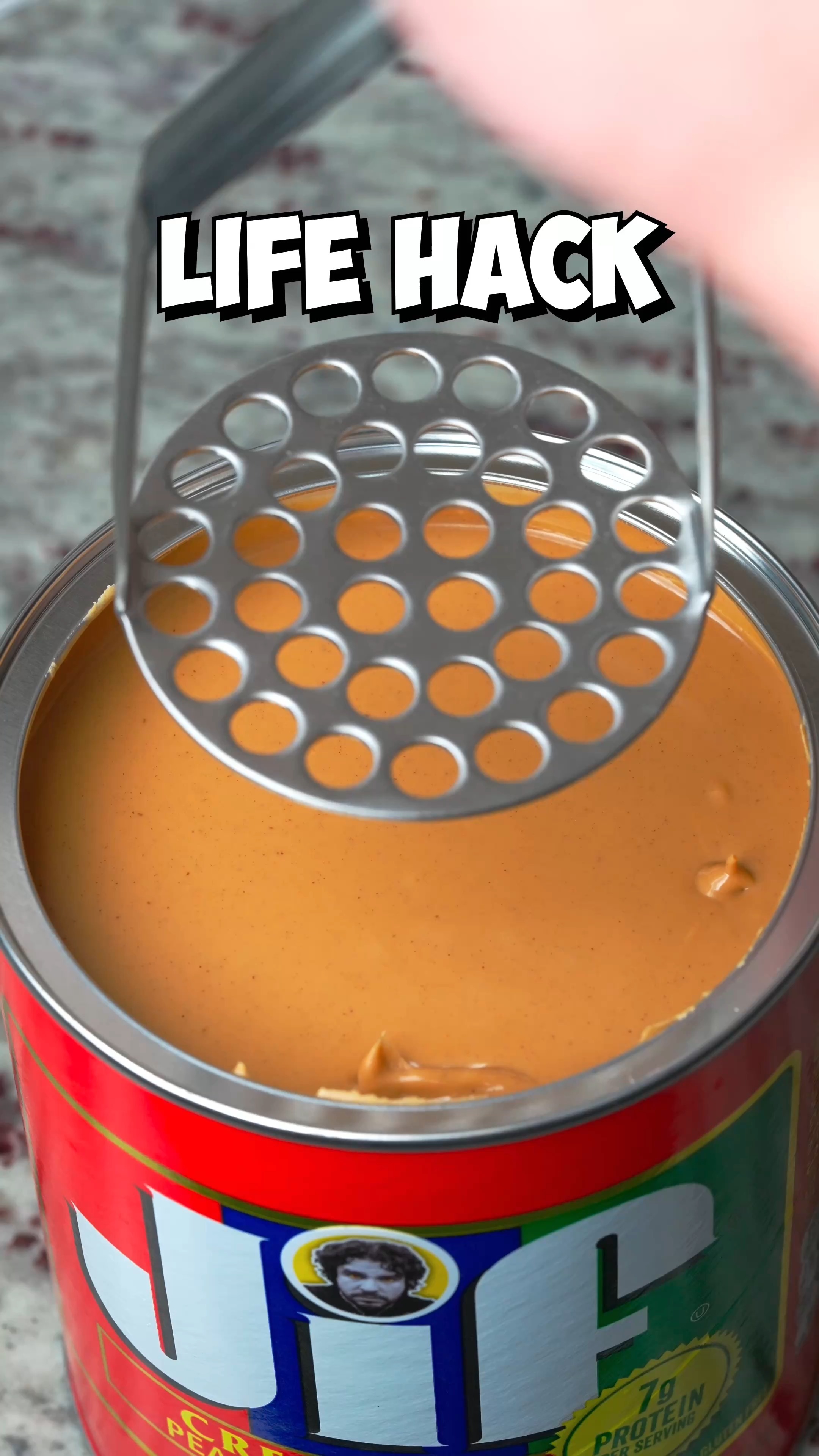 A satisfying peanut butter ASMR moment