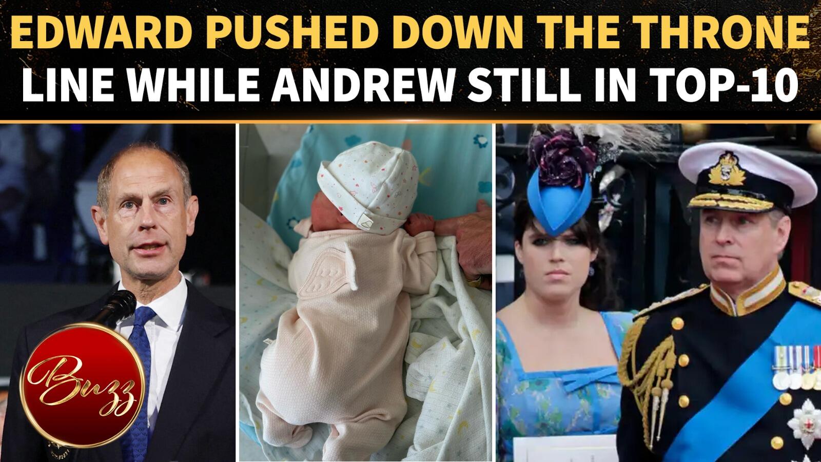 Royal succession shift: Prince Edward drops further down the throne ...