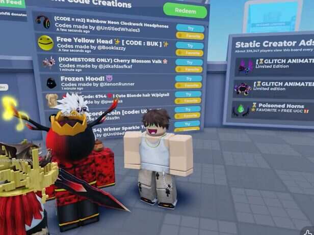 All Flex UGC codes in Roblox (August 2026)