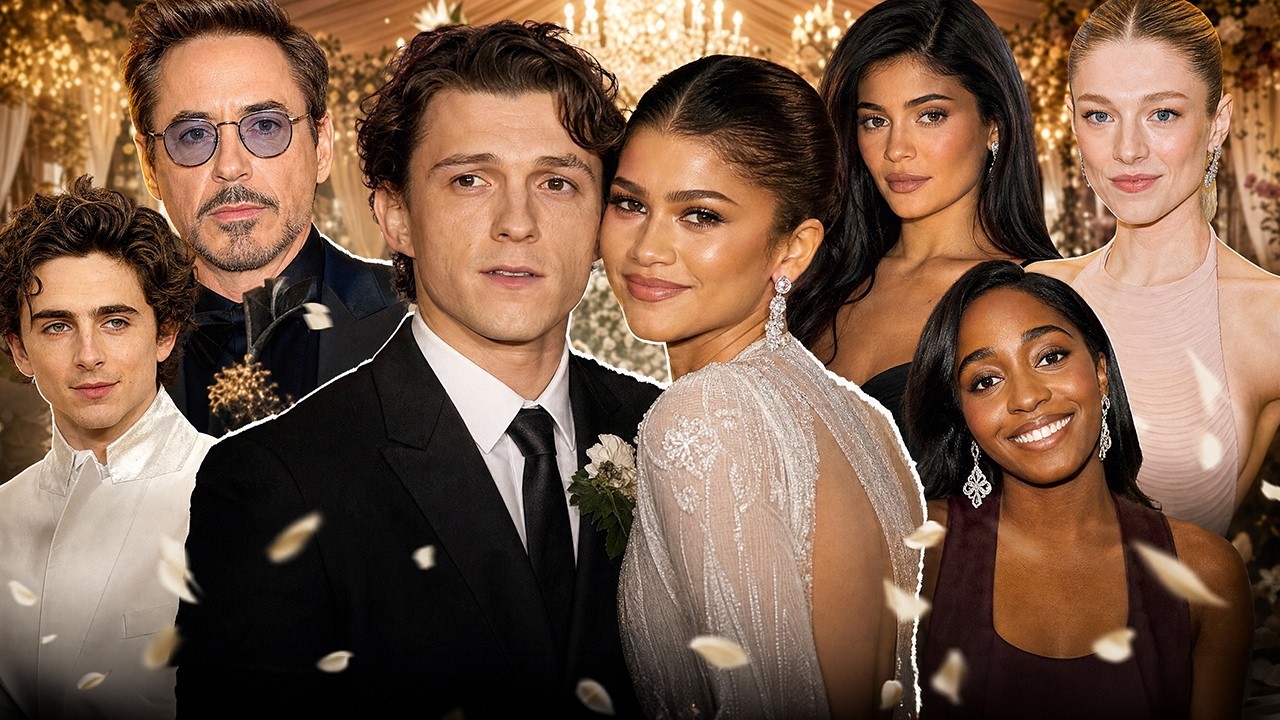 Which stars attended Tom Holland & Zendaya's secret wedding celebration (1)