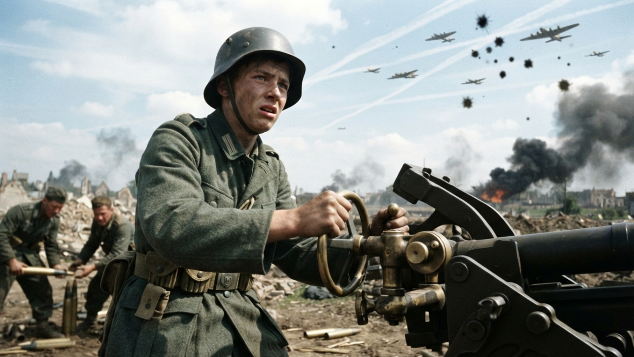 He was only 16 when he operated Germany's deadliest gun