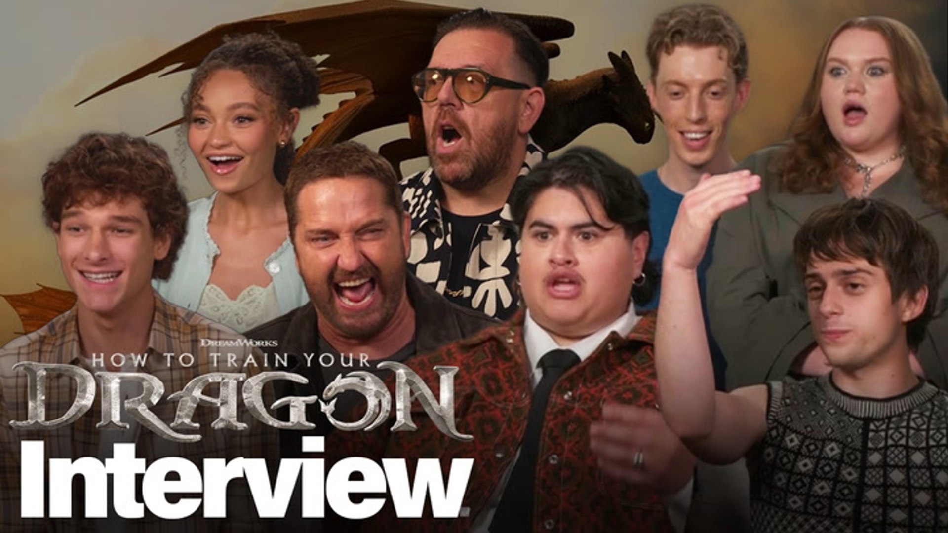 'How to Train Your Dragon' live-action cast & director interviews