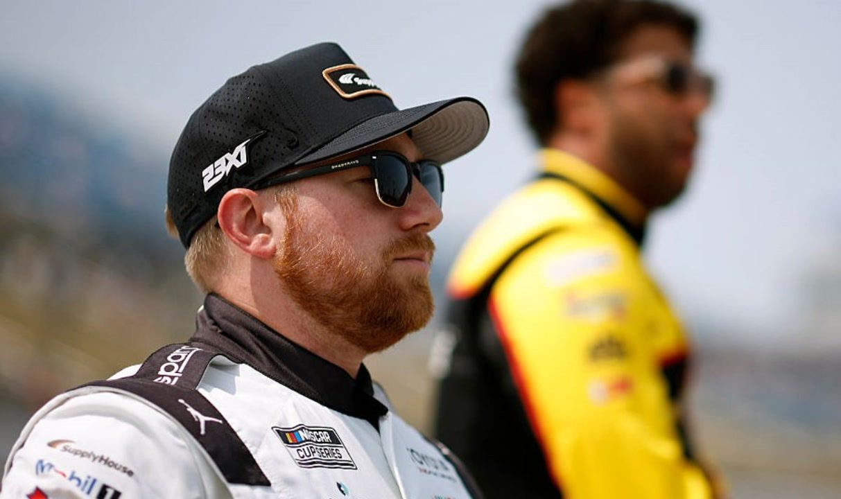 Tyler Reddick rushed to care center after slamming face first into wall ...