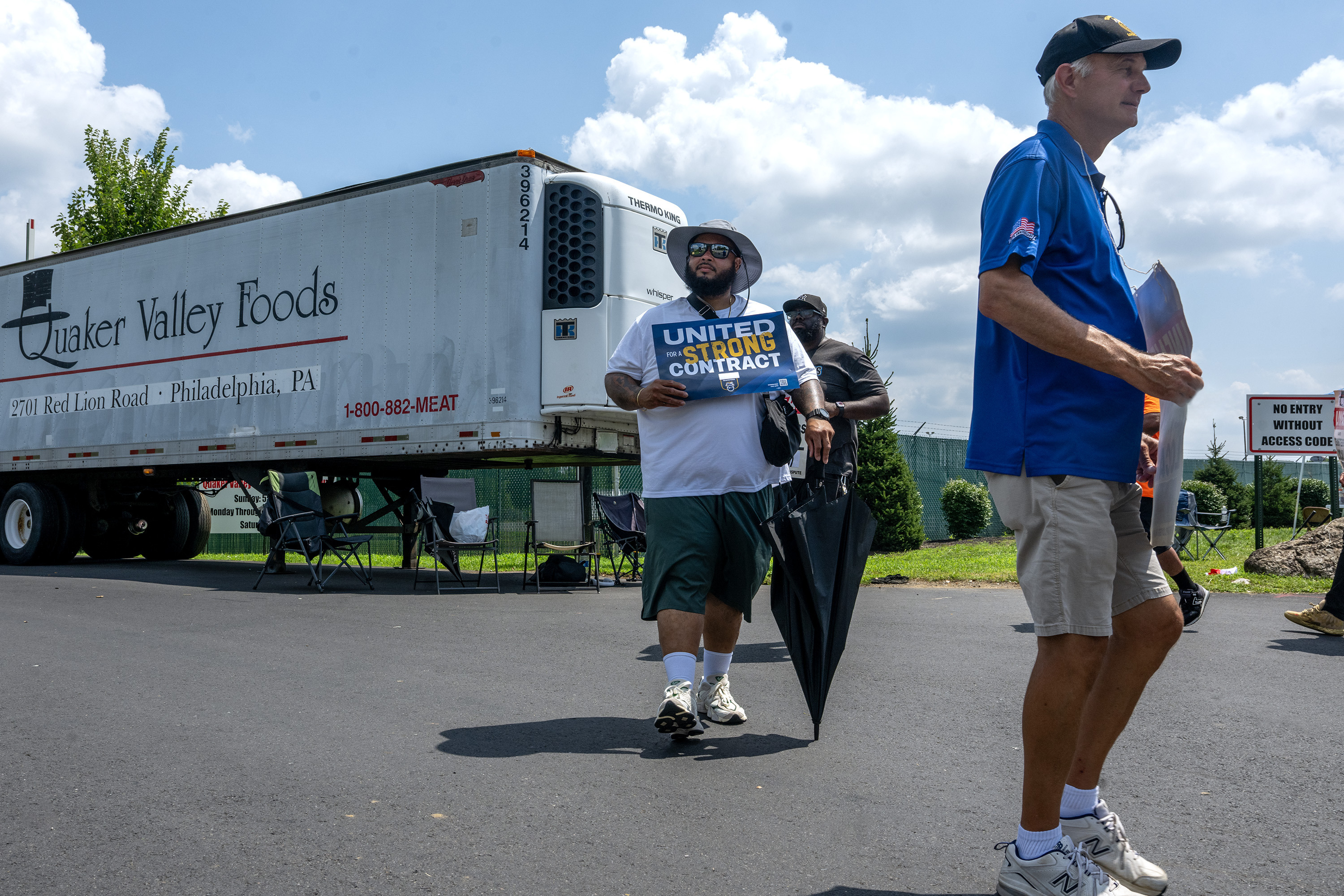 Workers at Quaker Valley Foods in Northeast Philly on strike over ...