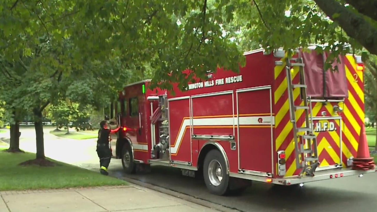 Lightning strikes tree, sparks fire at Farmington Hills home