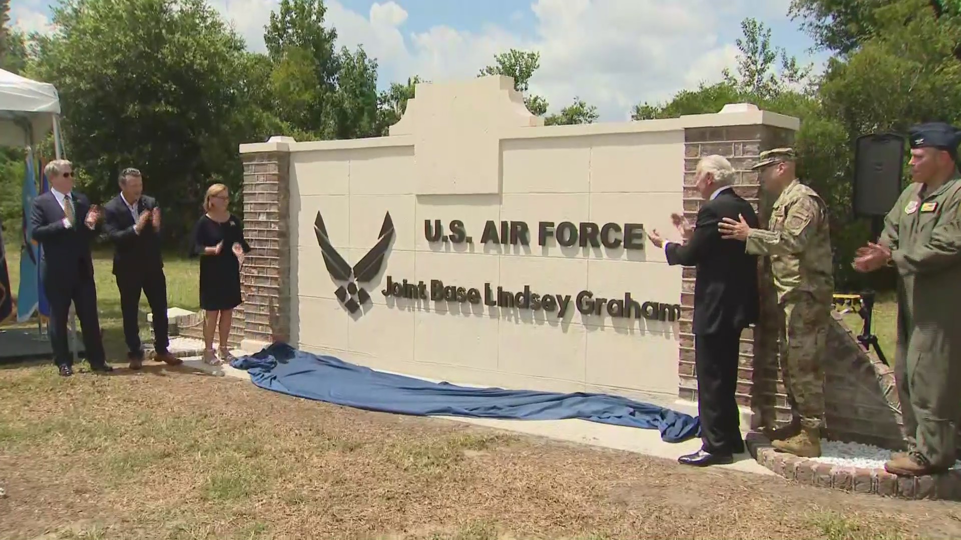 National leaders visit Joint Base Charleston for base renaming
