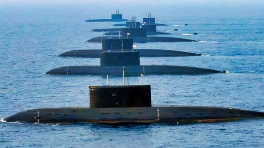 Kilo-Class Submarines All Together