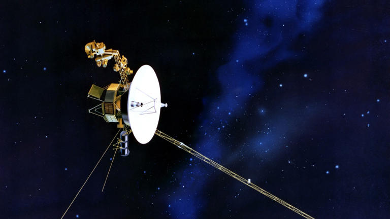 Voyager 1 is now so far away its radio signal takes almost a full day to reach Earth