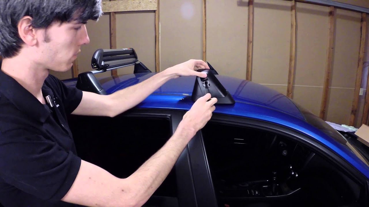 Subaru WRX STI - Roof rack & ski rack installation