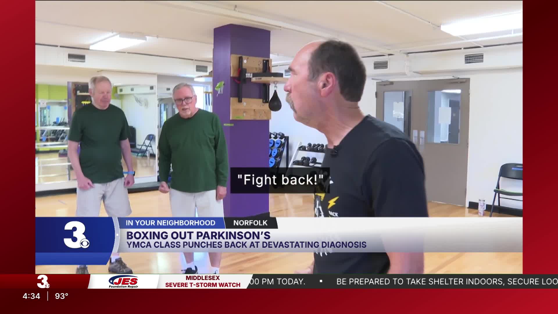 Boxing out Parkinson's: Norfolk YMCA class punches back at devastating ...