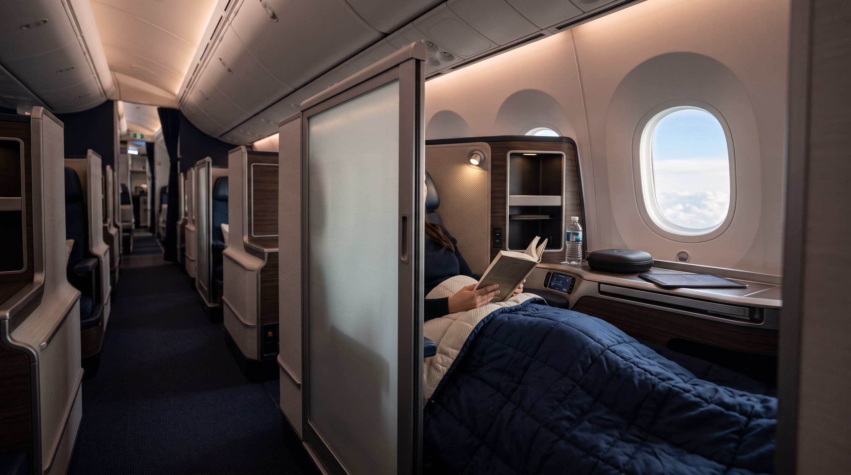 United unlocks Polaris suite privacy doors on Boeing 787-9 flights ...