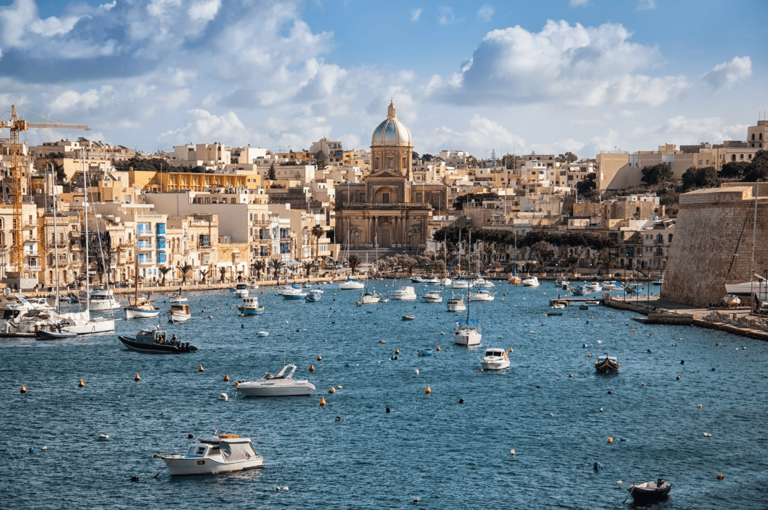 *Vista de la ciudad de La Valeta, Malta.*