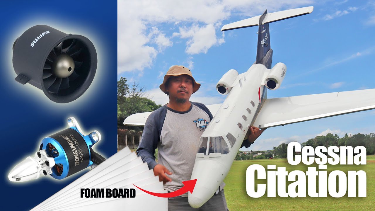 Constructing a citation radio controlled jet model