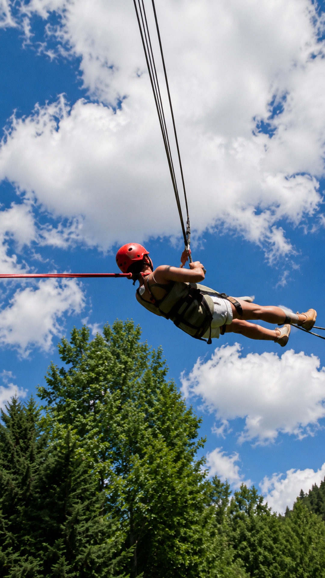 A human slingshot sends riders flying