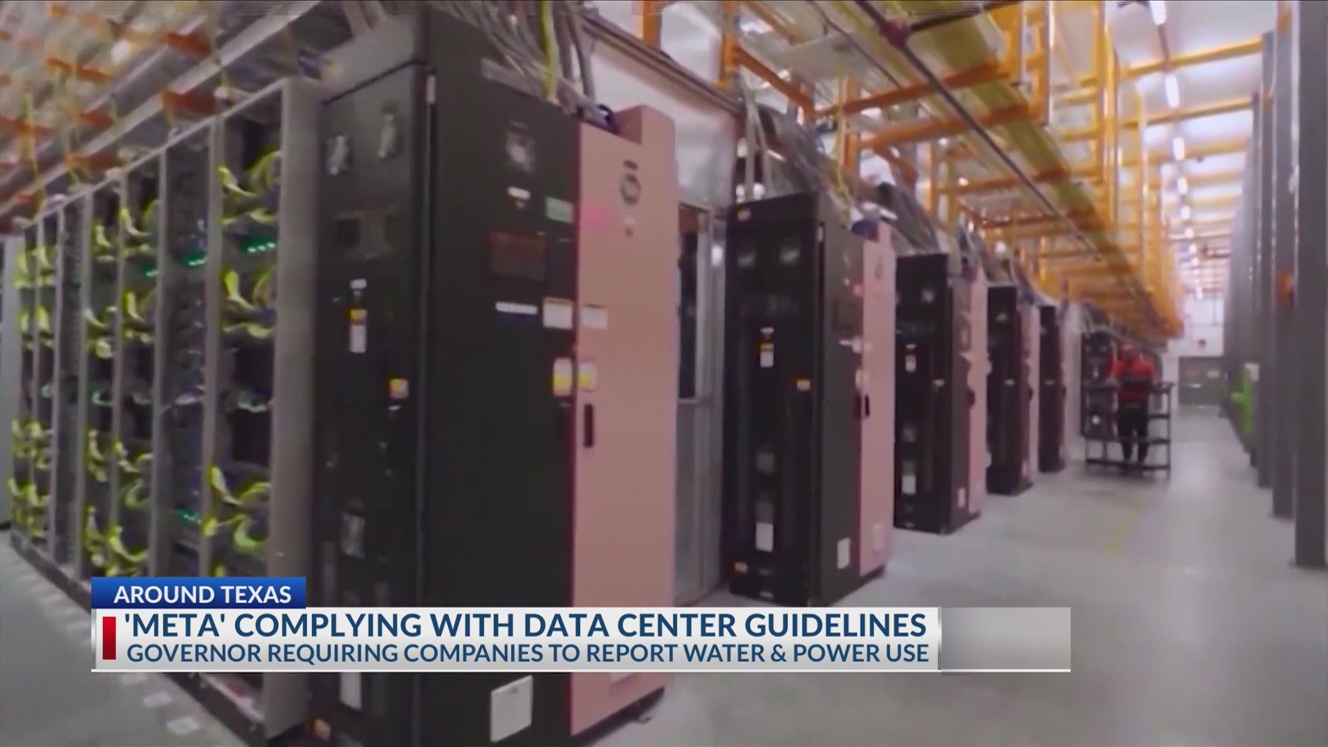 Tech companies agree to meet Texas data center standards