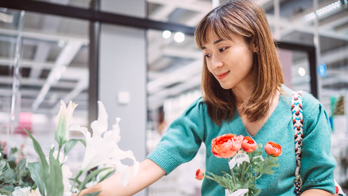 Transform cheap faux flowers with a simple tea soaking technique