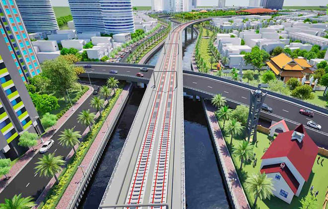 Phối cảnh rạch Văn Thánh sau khi được cải tạo. Ảnh: Ban hạ tầng đô thị TPHCM