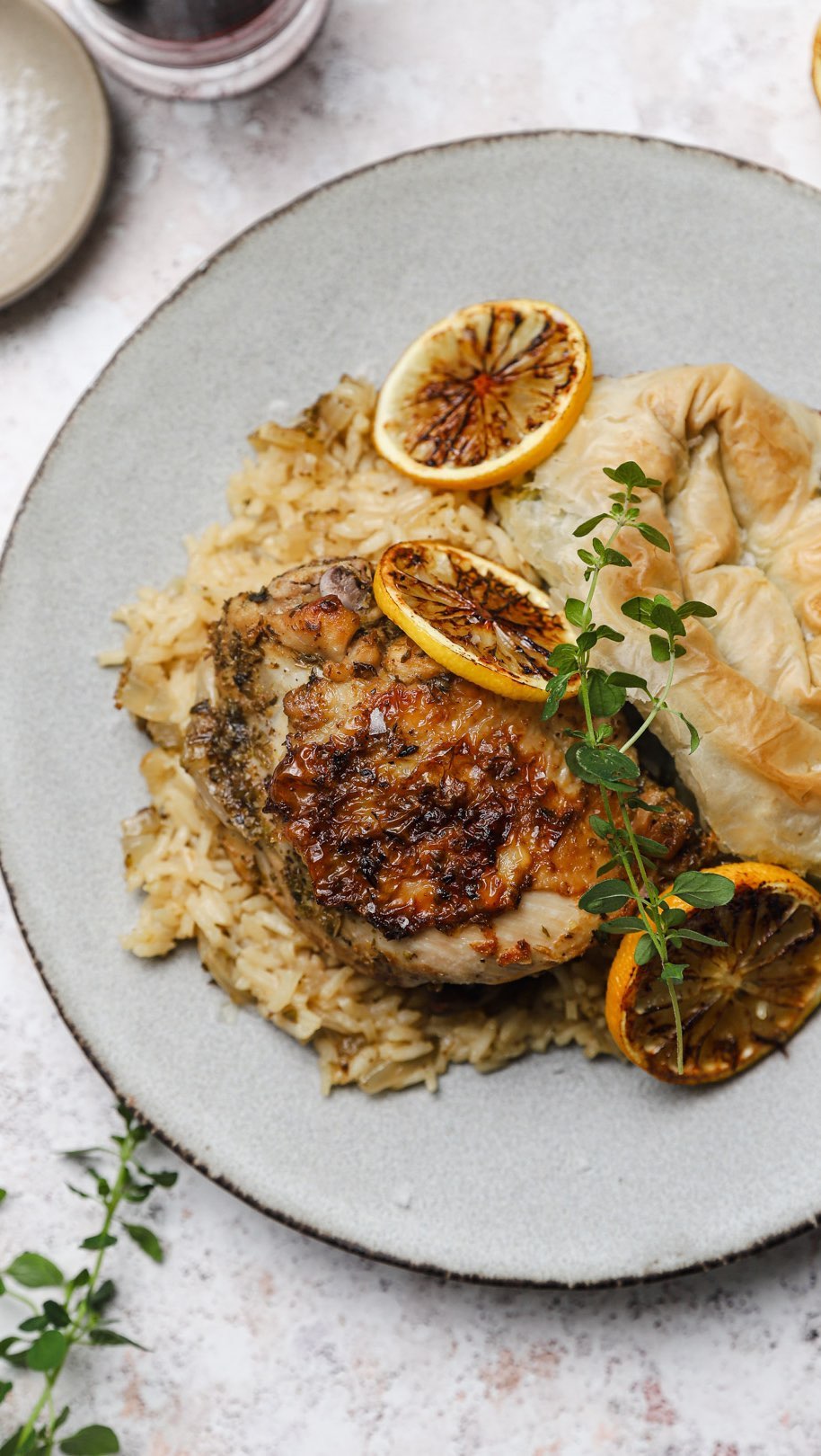 One pot chicken and rice for a cozy family dinner