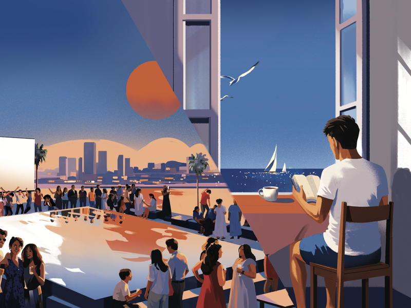 Beide Sommertypen dürfen und sollen existieren. Oder gehen sogar Hand in Hand. Autor Simon Dömer über den perfekten Sommer zwischen Social und Soft