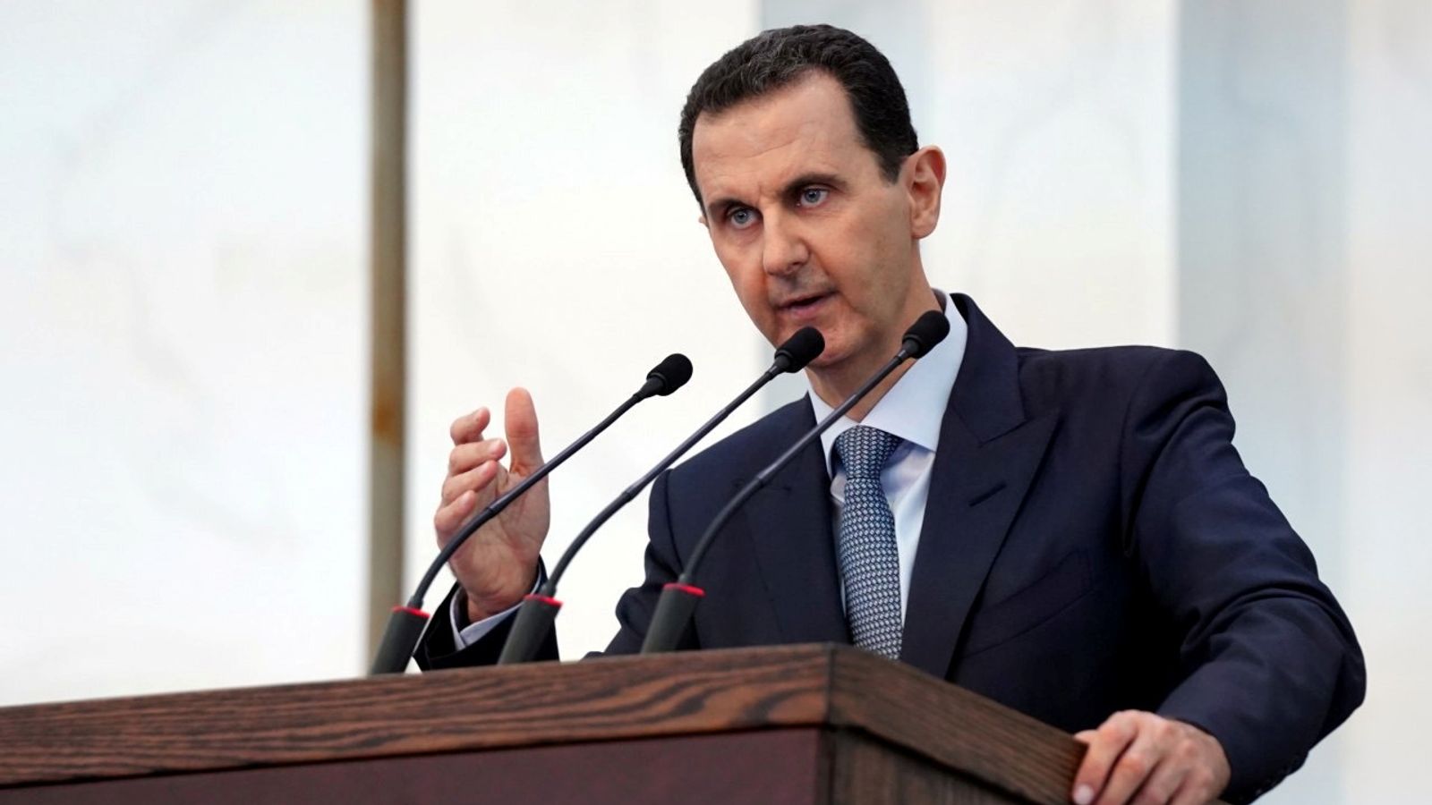 Bashar al Assad's regime was overthrown in December 2024, after 14 years of violent unrest. File pic: AP
