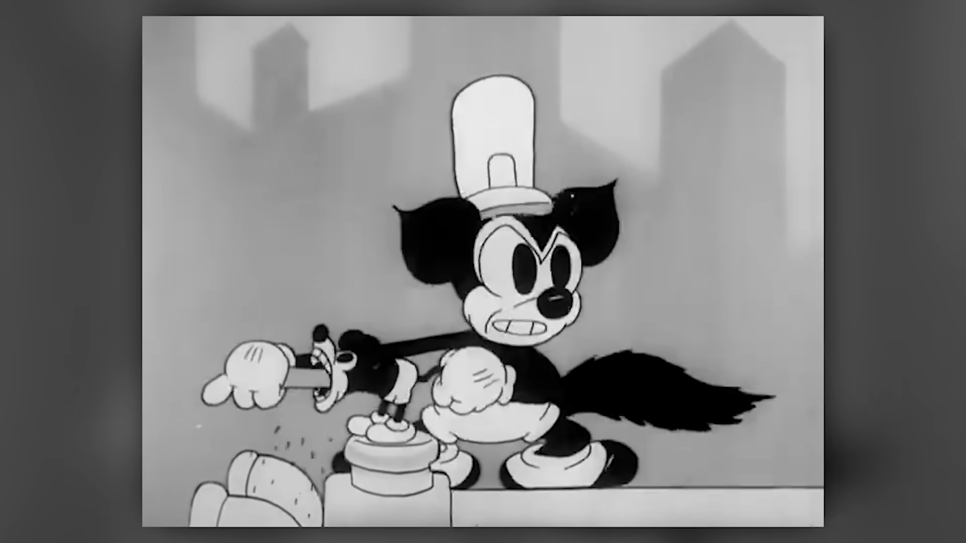 German censors banned a Mickey Mouse soldier cartoon