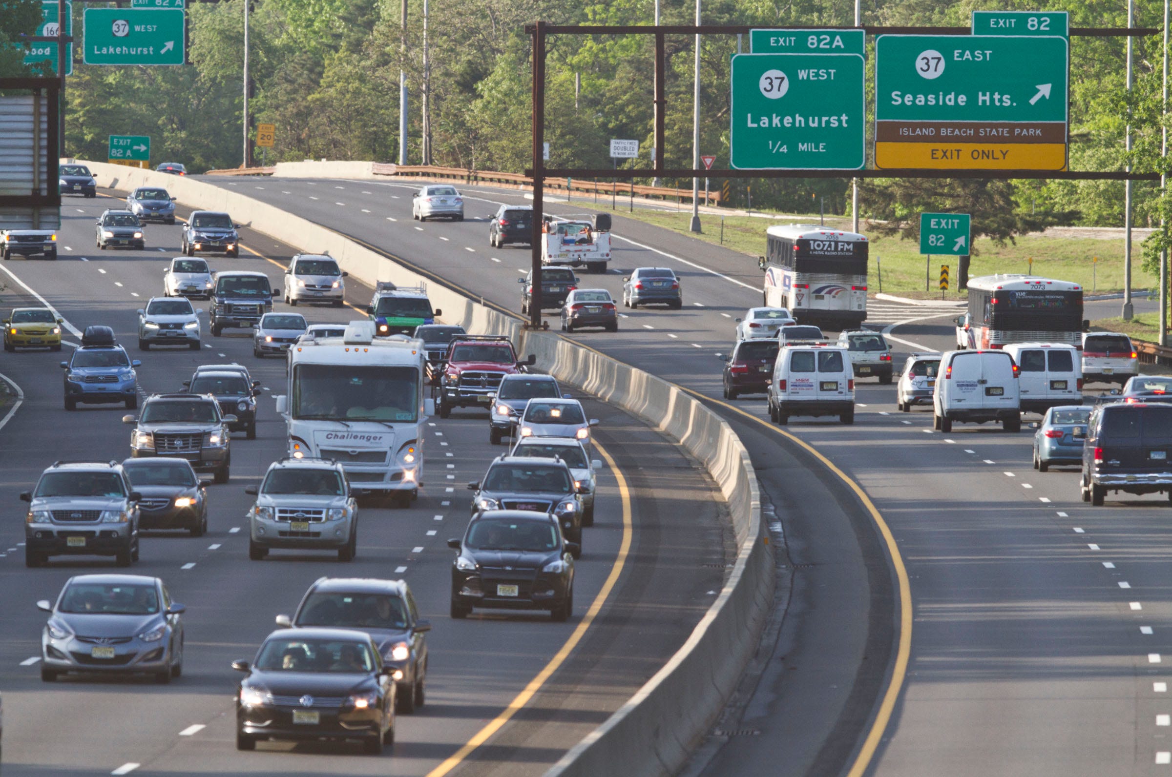 Jersey Shore traffic watch: 5-mile backup on Garden State Parkway