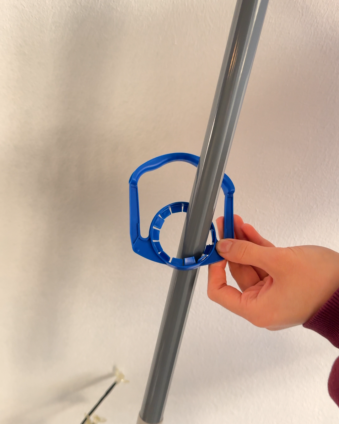 Broom storage made easy! 🧹