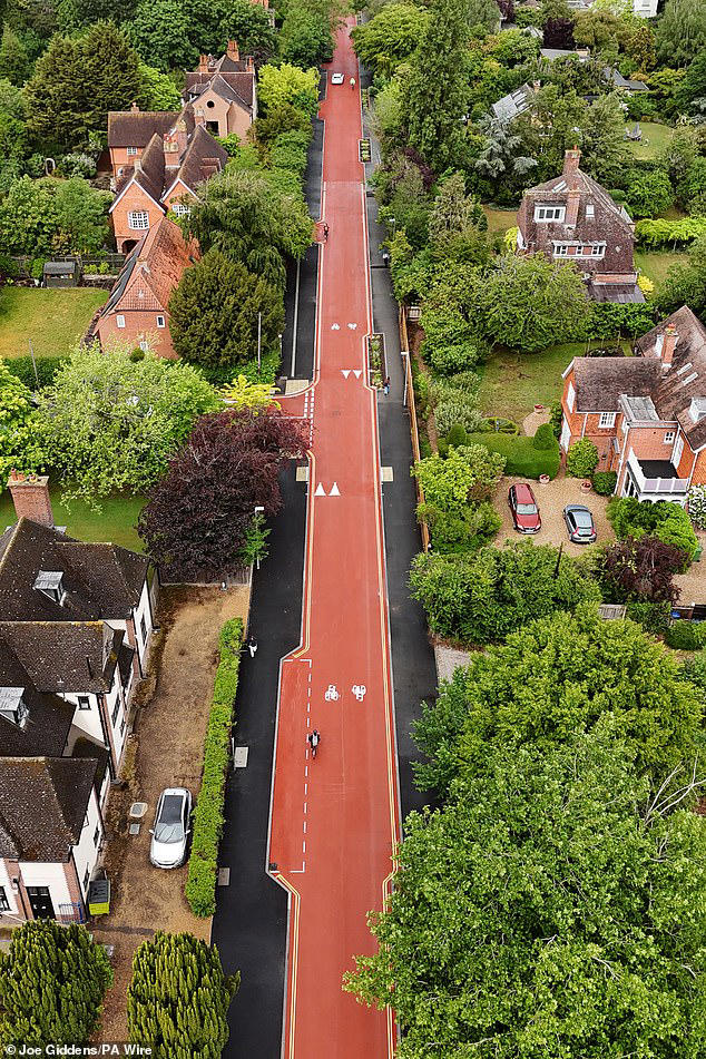 England's first cycle street is closed just months after opening due to ...