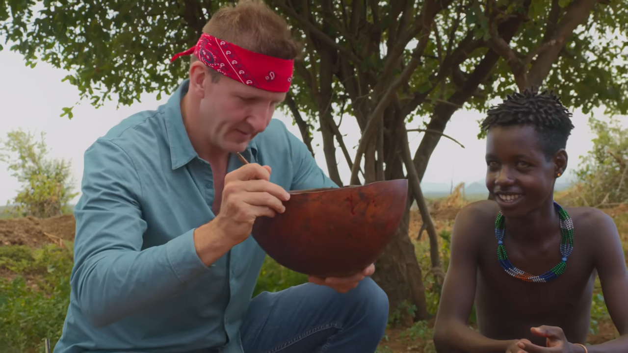 A remote African tribe fed me for the first time - I wasn't ready for ...