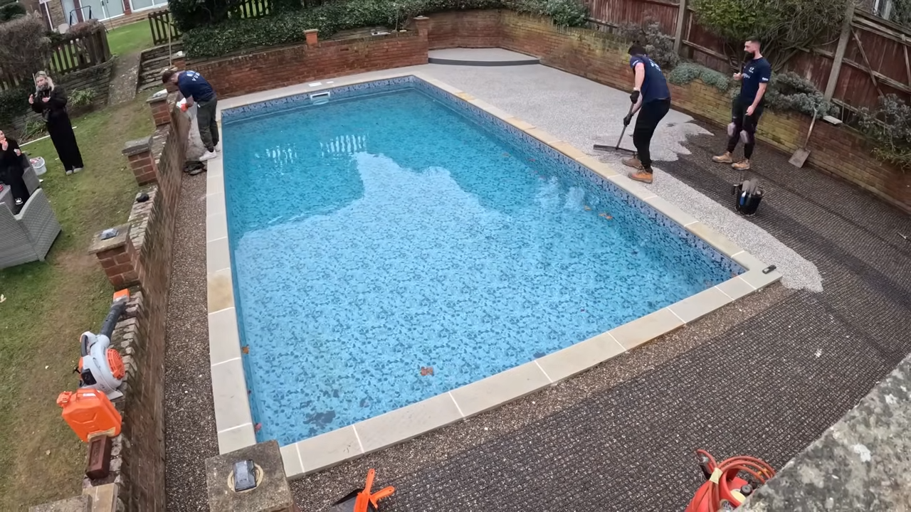 This pool surround needed a modern upgrade - here’s the final result