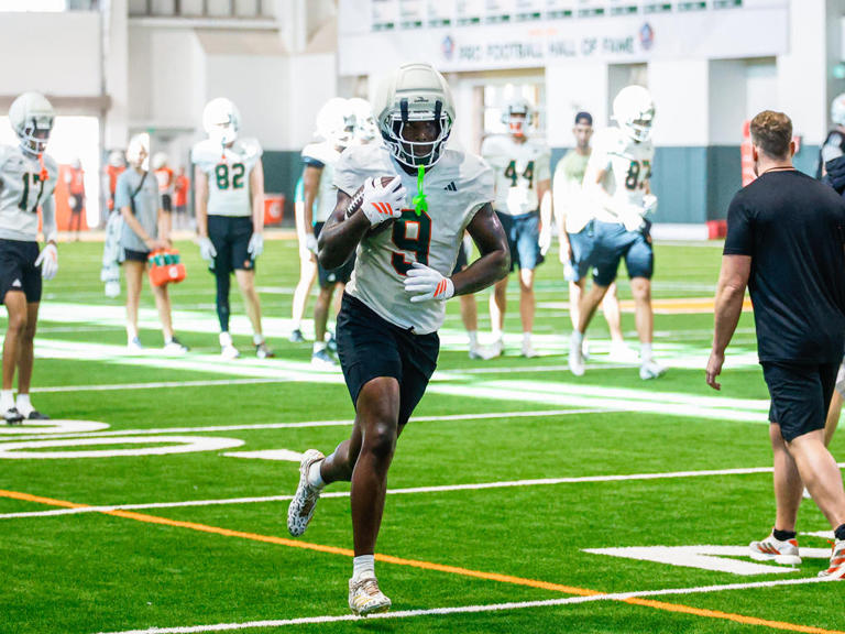 The Pulse: Canes back at practice in full pads this morning