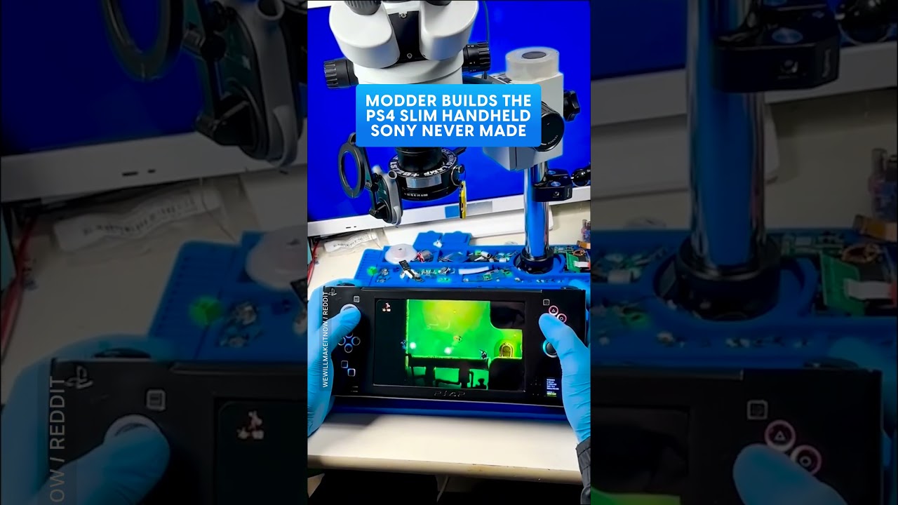 Watch a modder build the portable PS4 Sony never made