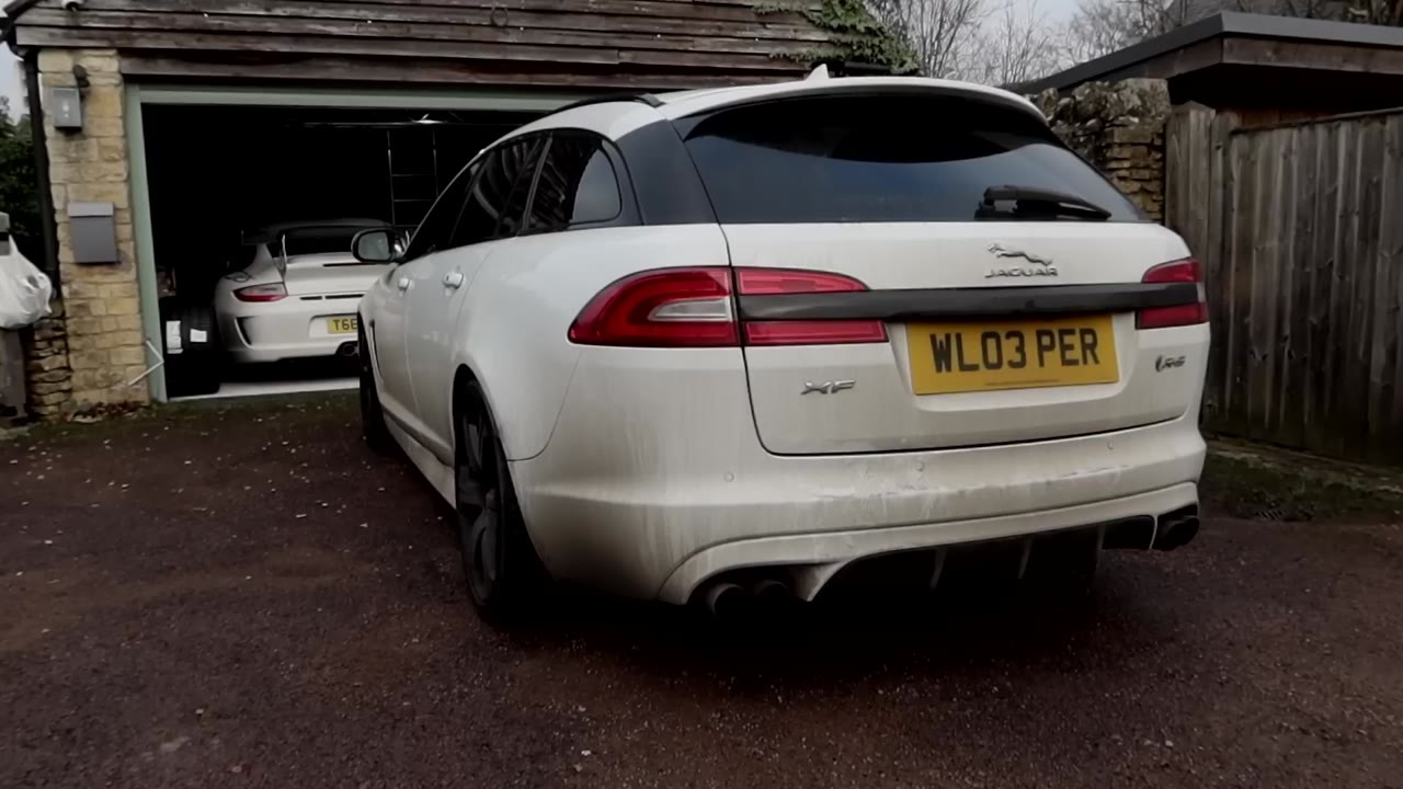 My friend bought the rare V8 Jaguar most people have never seen