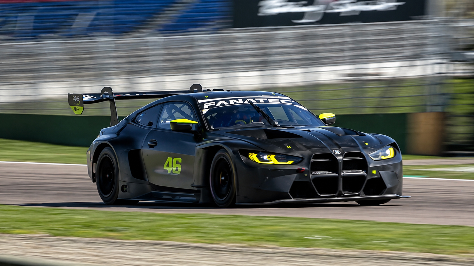 Valentino Rossi takes the BMW M4 GT3 to the limit