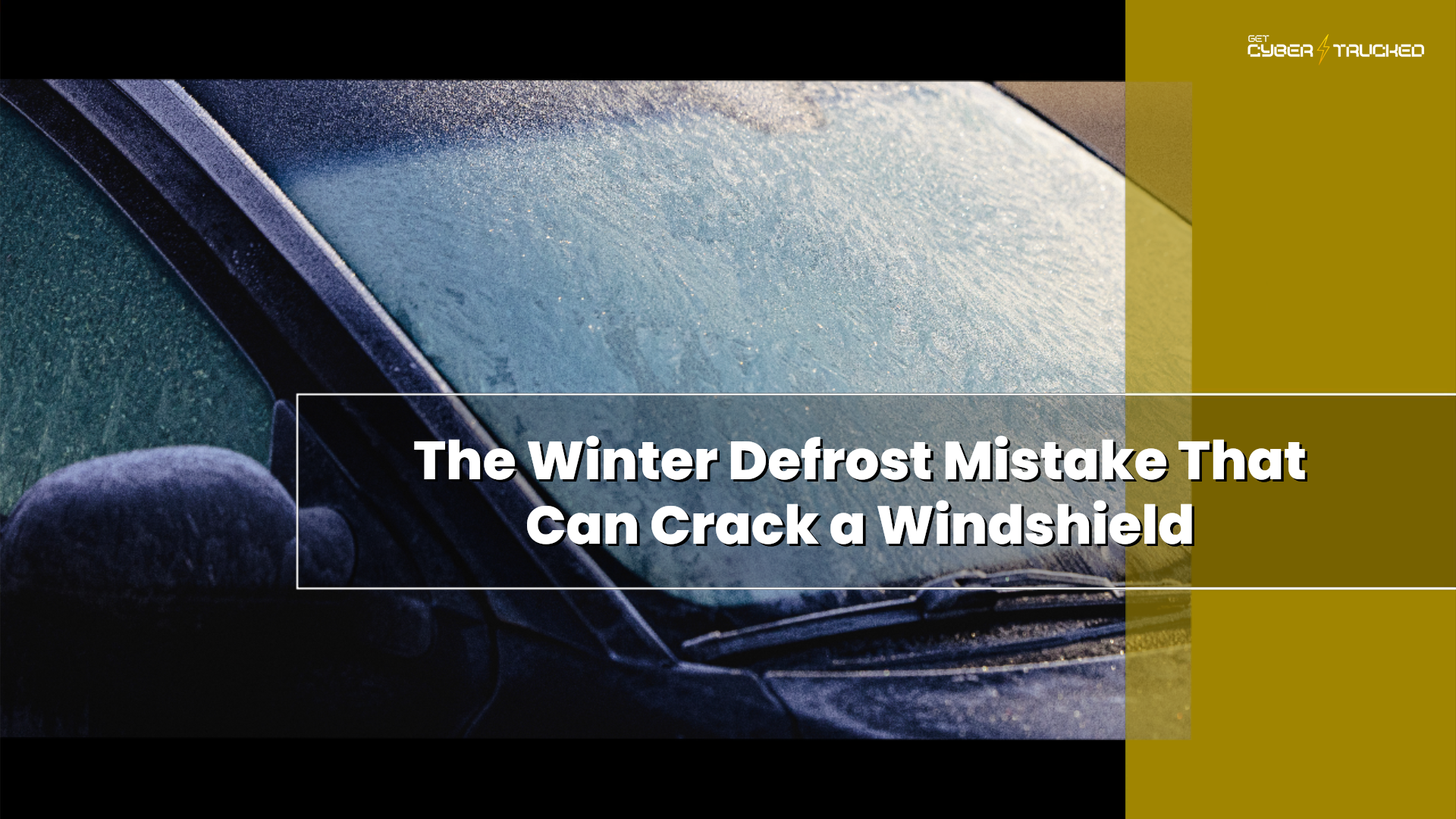 The winter defrost mistake that can crack a windshield