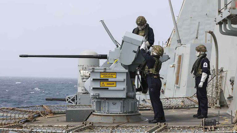 Canons de 30 mm. Photo : Royal Navy