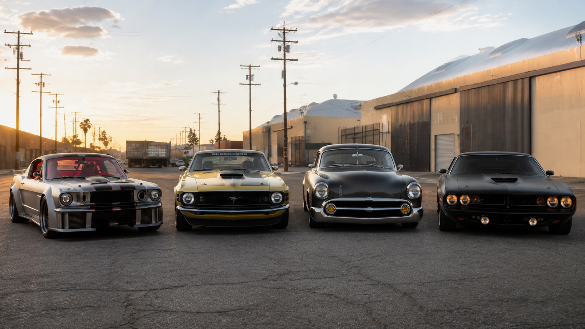 What makes these custom muscle cars so special?