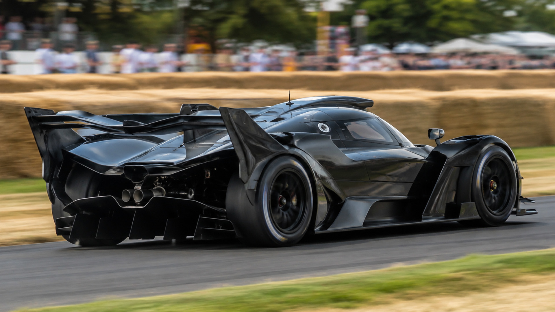 Rare hypercars demonstrate acceleration on open course