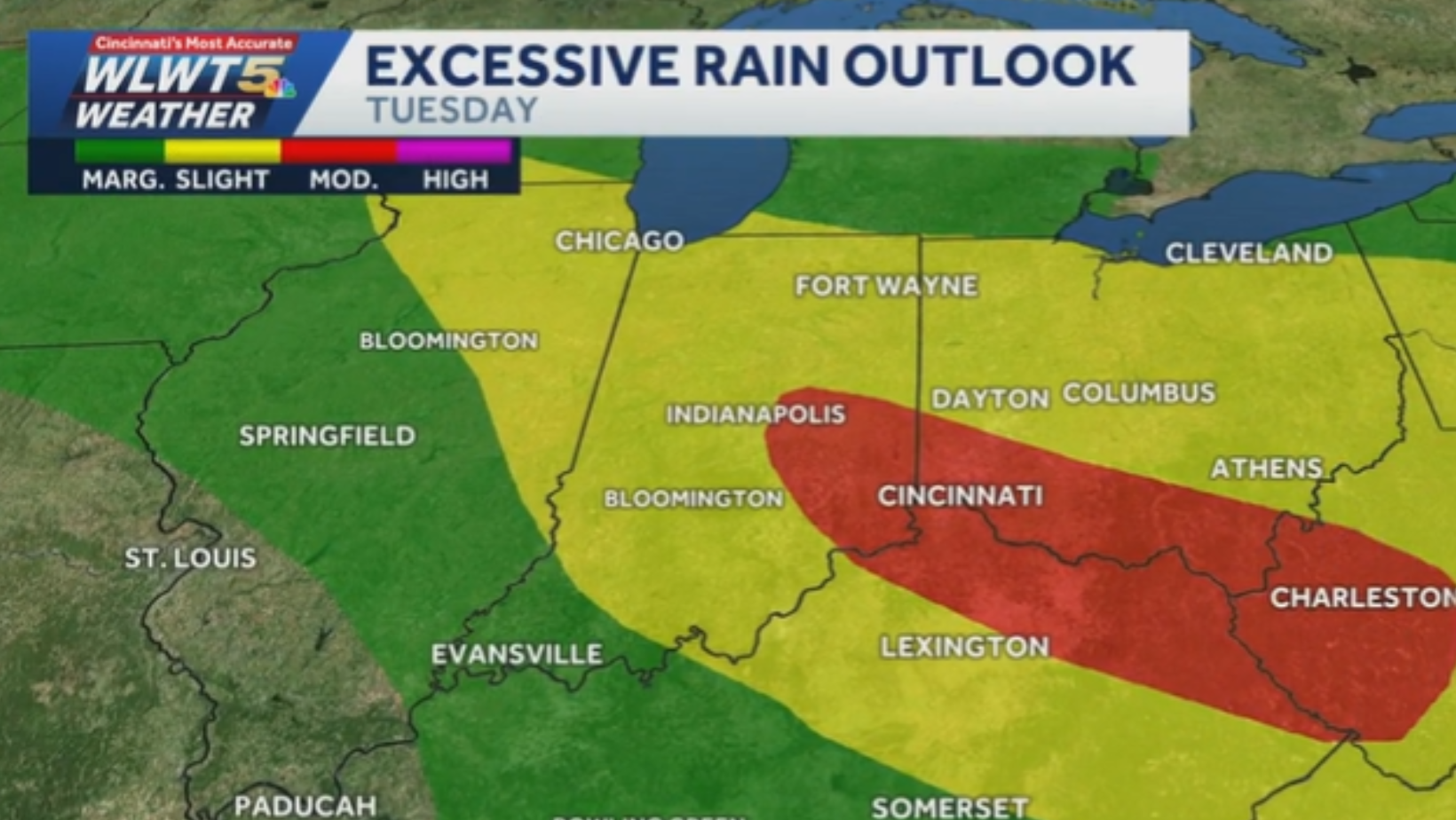 Flood watch | Intense rainfall could cause flash flooding in Cincinnati