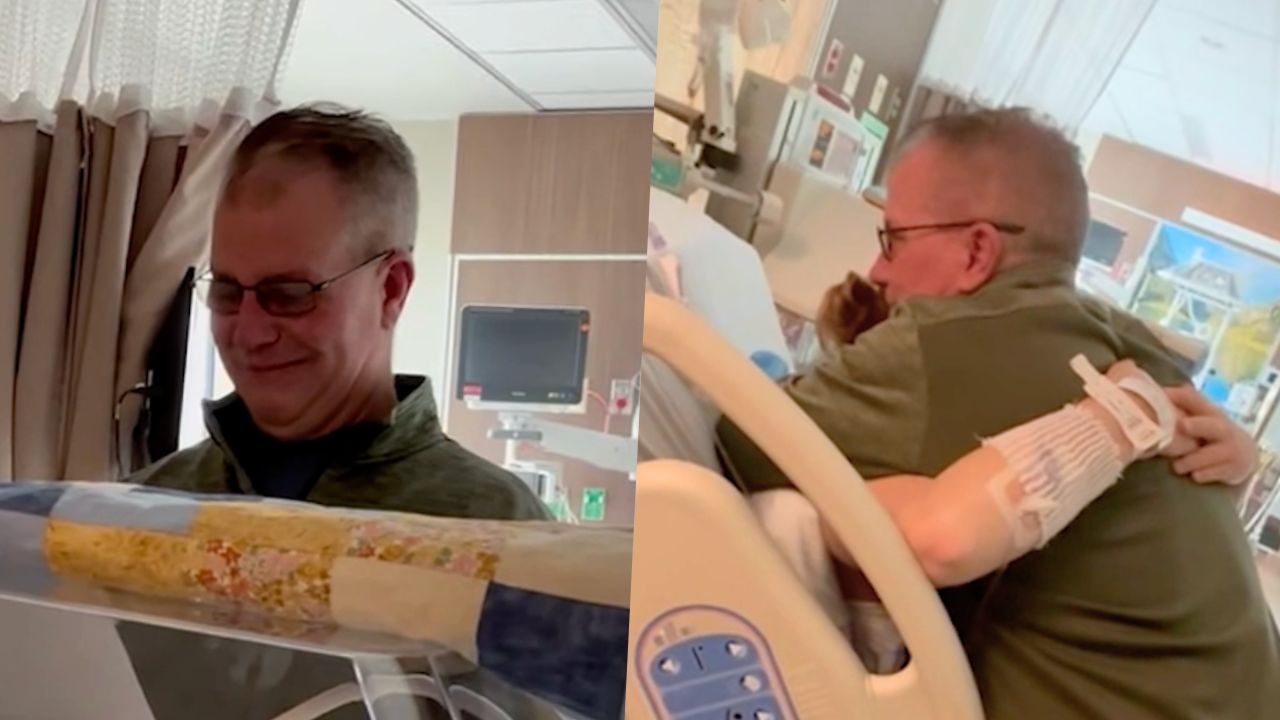 Stepdad who couldn't have kids surprised with grandchild named after ...