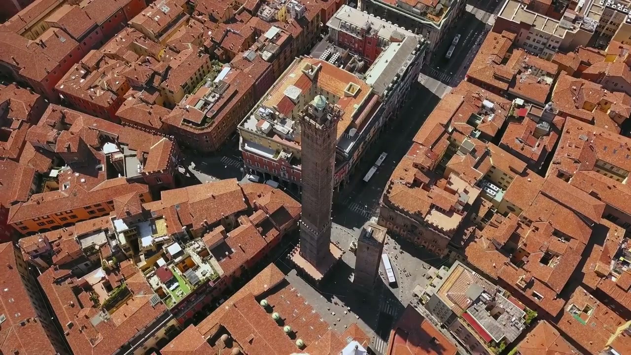 Bologna from above: An aerial tour of Italy's red city