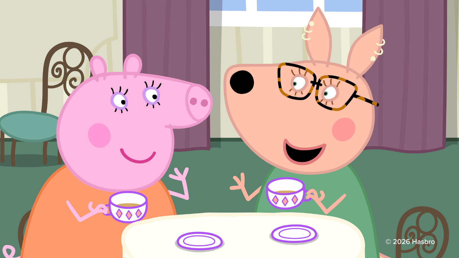 Mummy Pig returns to Kylie Kelce's podcast as Hasbro aims for millennial moms
