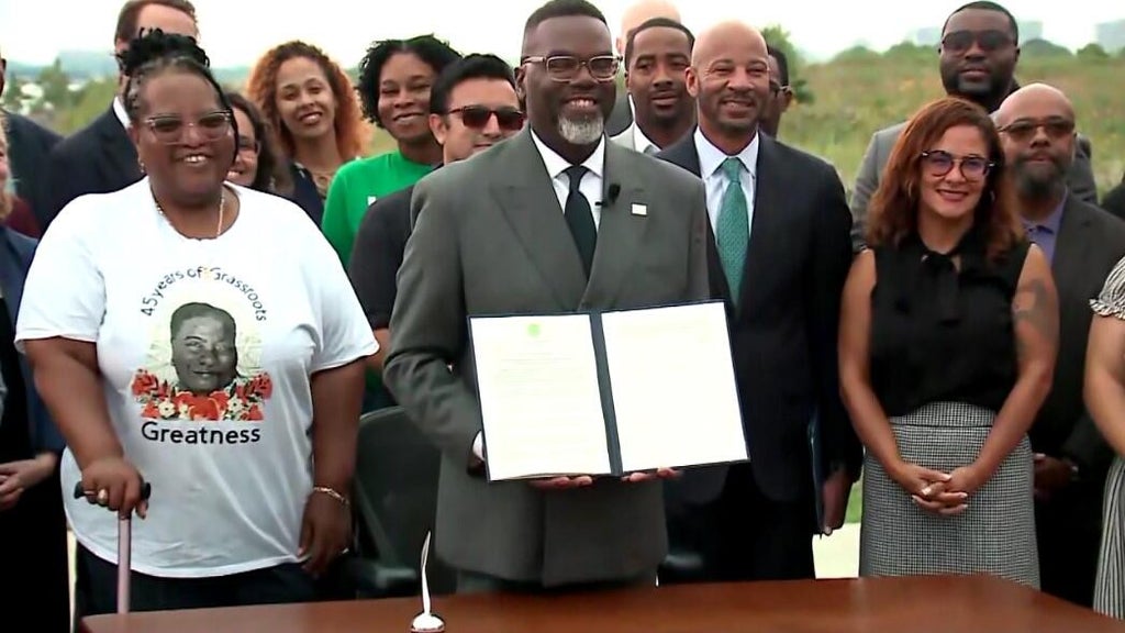 Chicago Mayor Brandon Johnson signs executive order for stricter data ...