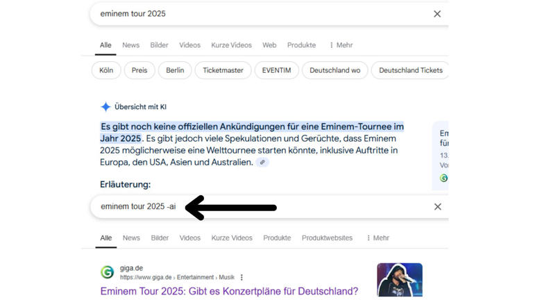 Google drängt euch KI-Antworten auf: So deaktiviert ihr sie und bekommt ...
