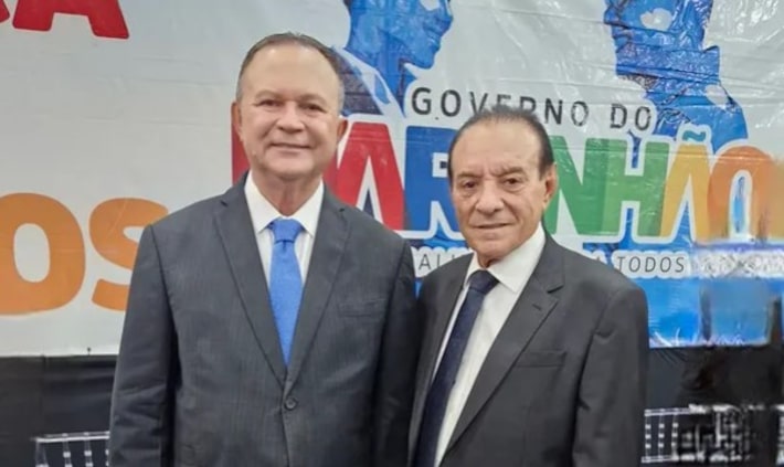 O governador do Maranhão, Carlos Brandão, com seu secretário de Assuntos Legislativos, Raimundo Cutrim Foto: @raimundocutrimoficial via Instagram