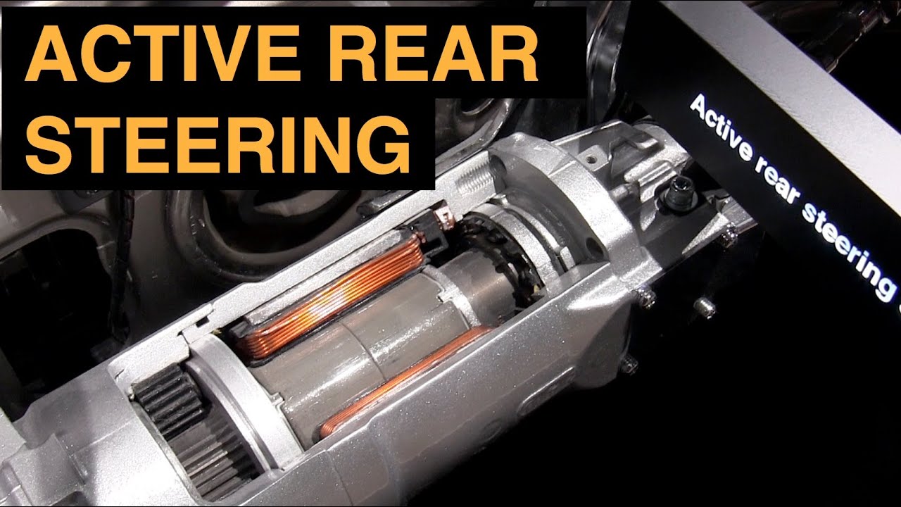 Active rear steering - 4 wheel steering - explained
