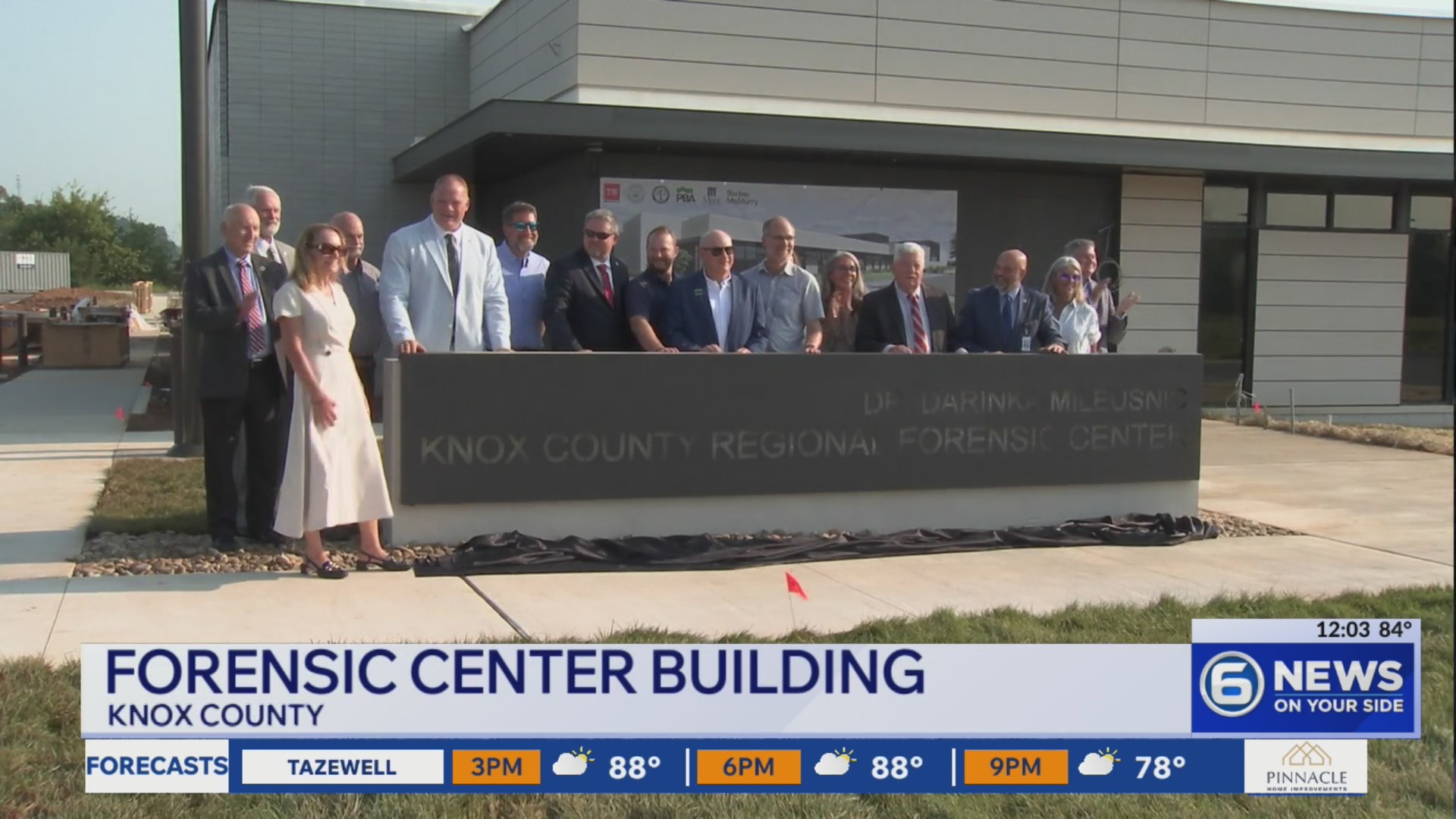 Local and state officials dedicate new Knox County Regional Forensic ...