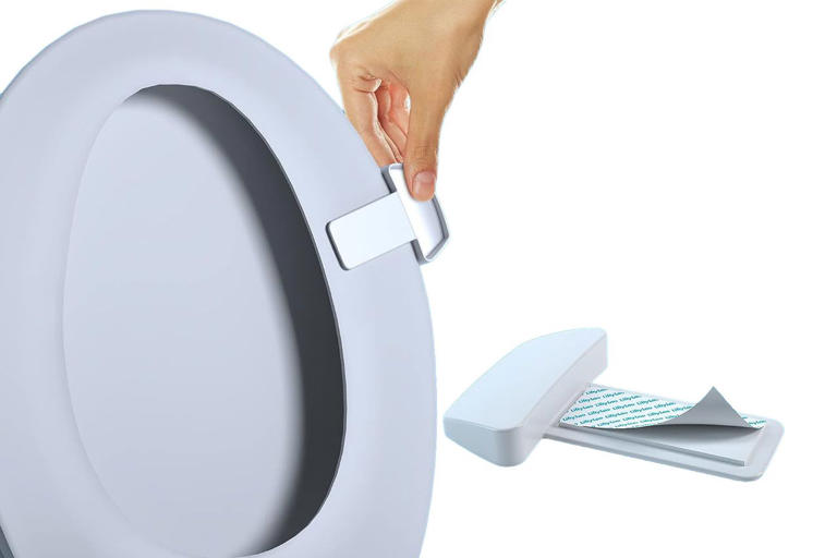 If your toilet seat slips and slides around whenever you sit on it ...