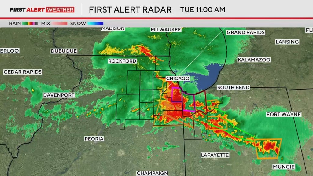 Chicago weather live: Tornadoes reported near Homewood-Flossmoor, in northwest Indiana; ground stops at Chicago airports